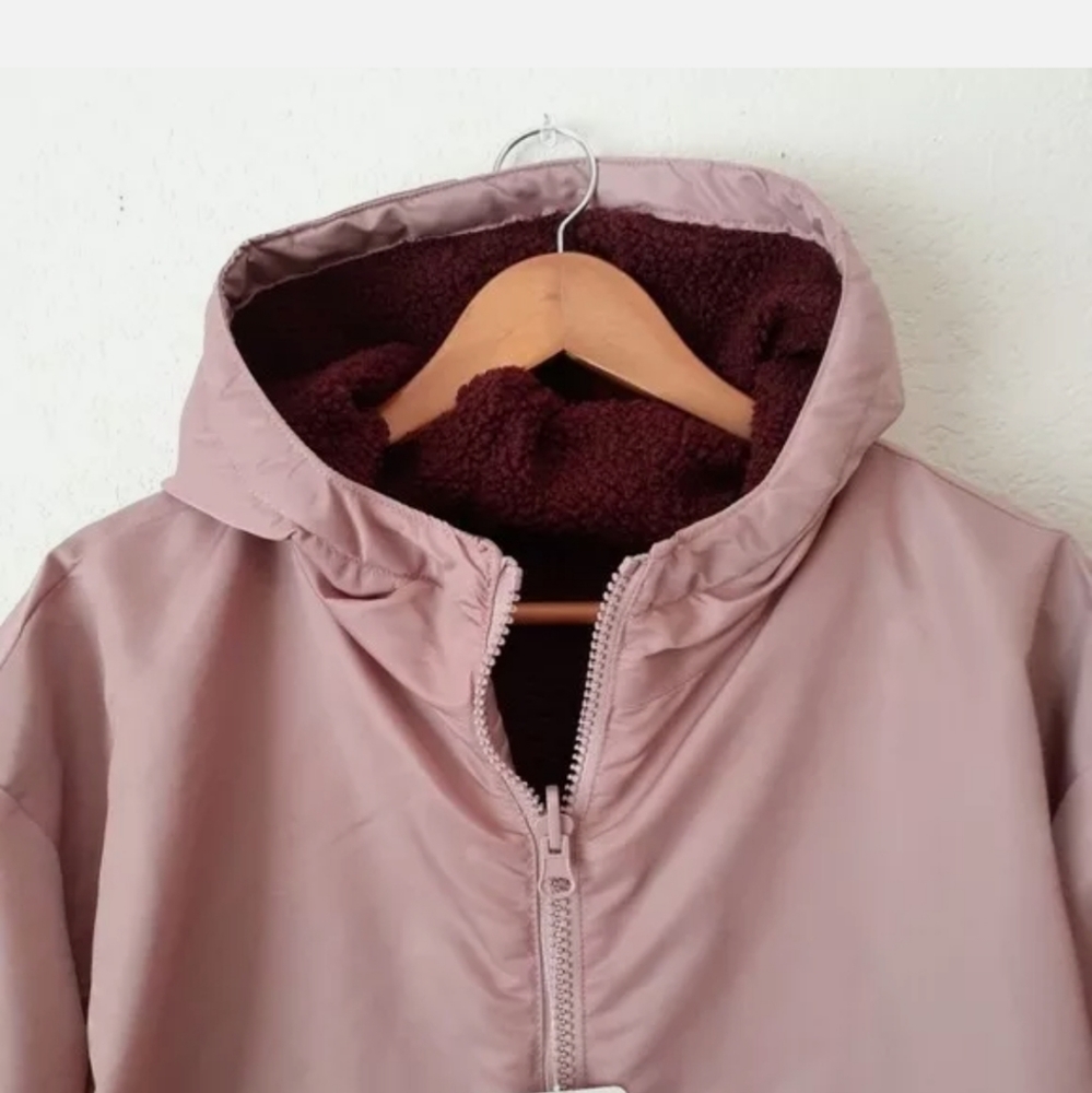 Fabletics Cher reversible jacket burgundy/pink L
